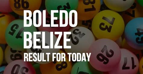 boledo belize 9pm|Belize Lottery, Belize Lottery Results, Belize Lotto.